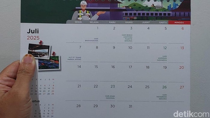 Kalender Juli 2025