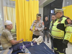 4 Orang Terluka Akibat Insiden Jembatan Muara Lawai di Lahat Ambruk