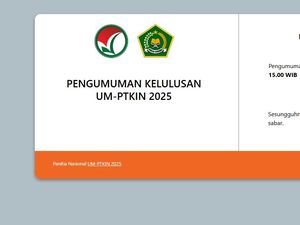 Pengumuman UM-PTKIN 2025 Hari Ini: Link, Cara Cek, dan Tahapan Berikutnya Pengumuman UM-PTKIN 2025 Hari Ini: Link, Cara Cek, dan Tahapan Berikutnya