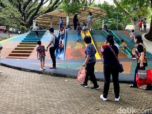Kala Taman Lalu Lintas Riuh di Liburan Sekolah Kala Taman Lalu Lintas Riuh di Liburan Sekolah