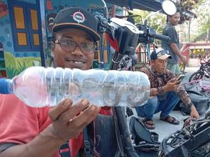 Kobra Jawa Muncul dari Setang Motor Saat Melaju di Cawas Klaten Kobra Jawa Muncul dari Setang Motor Saat Melaju di Cawas Klaten