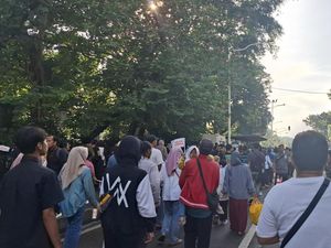 Hari Bhayangkara Ke-79, Warga Antusias Penuhi Kawasan IRTI Monas