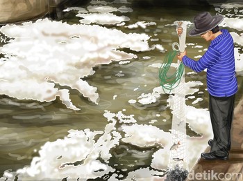 Menjaring Ikan, Menuai Limbah di Jakarta