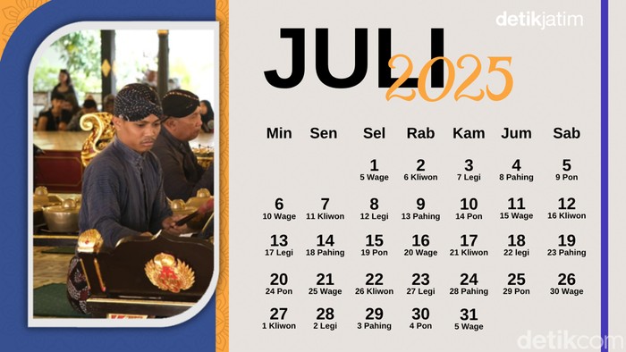 Kalender Jawa Juli 2025. Kalender Jawa Juli 2025.
