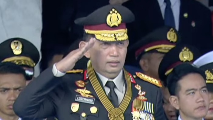 Kapolri Jenderal Listyo Sigit Prabowo Kapolri Jenderal Listyo Sigit Prabowo di Hari Bhayangkara ke-79