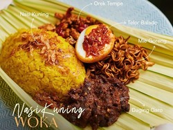 5 Nasi Kuning Lauk Ikan Cakalang hingga Ayam Goreng Enak di Jakarta
