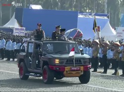 Tanpa Bangku Penumpang, Ini Mobil Maung yang Dipakai Prabowo