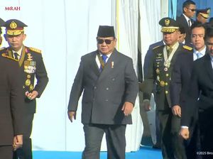 Disambut Kapolri, Prabowo-Gibran Hadiri Hari Bhayangkara Ke-79 di Monas