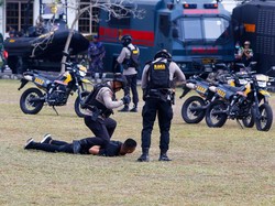 Tim Raga Polda Riau Unjuk Gigi di Momen Hari Bhayangkara ke-79