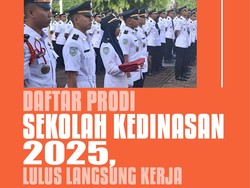 Infografis: Daftar Prodi Sekolah Kedinasan 2025, Lulus Langsung Kerja
