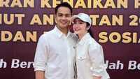 Febby Rastanty Happy Suami Naik Pangkat dan Terjun Payung di HUT Bhayangkara