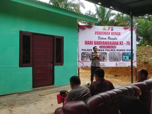 Polres Rohul Bedah Rumah Warga, Wujud Kepedulian Polisi ke Masyarakat