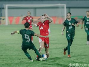 Timnas Putri Indonesia Tumbang dari Pakistan