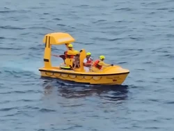 Detik-detik Ayah Selamatkan Putrinya yang Jatuh ke Laut dari Kapal Pesiar
