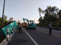 3 Truk Terlibat Kecelakaan Beruntun di Basel, Satu Orang Tewas di Lokasi