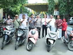 Polres Bangkalan Kembalikan Motor Warga Surabaya Dicuri 6 Tahun Lalu