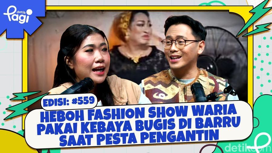 Heboh Fashion Show Waria Pakai Kebaya Bugis di Barru Saat Pesta Pengantin