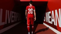 Nomor punggung 20 pun dipensiunkan oleh Liverpool. Nomor itu abadi milik Diogo Jota selamanya (dok. LFC)
