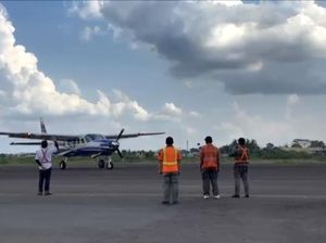 Hujan Buatan, 12 Ton Garam Ditebar di Langit Jambi Hujan Buatan, 12 Ton Garam Ditebar di Langit Jambi
