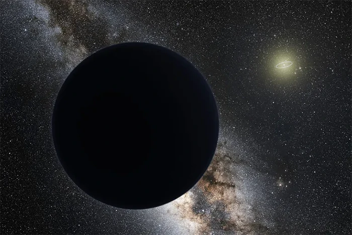 Ilustrasi seniman wacana kemungkinan planet kesembilan di Tata Surya. Orbit Neptunus dalam gambar ini ditunjukkan selaku cincin terang di sekeliling Matahari. (ESO/Tom Ruen/nagualdesign) Ilustrasi seniman wacana kemungkinan planet kesembilan di Tata Surya. Orbit Neptunus dalam gambar ini ditunjukkan selaku cincin terang di sekeliling Matahari. (ESO/Tom Ruen/nagualdesign)