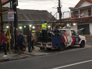 Polisi Tewas Tertabrak Bus di Jalan Imogiri Timur Bantul