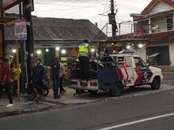 Polisi Tewas Tertabrak Bus di Jalan Imogiri Timur Bantul