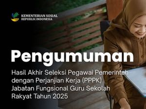 Hasil Seleksi PPPK Guru Sekolah Rakyat 2025 Diumumkan, Cek di Sini! Hasil Seleksi PPPK Guru Sekolah Rakyat 2025 Diumumkan, Cek di Sini!