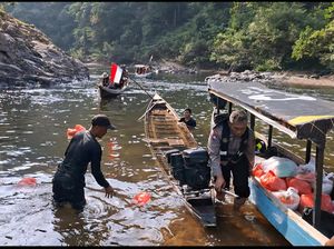 Cerita Sampan Karam Saat Jalur Polda Riau Menembus Pedalaman