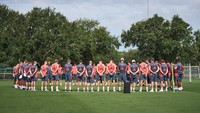 Rest in peace, Diogo and Andre, demikian bunyi unggahan Bayern Munich yang juga mengheningkan cipta dalam sesi latihan di Orlando, Florida, Kamis (3/7/2025).  (Foto: X @FCBayernEN)