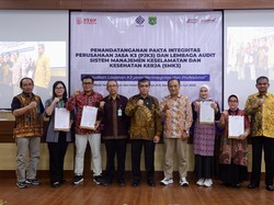 Cegah Penyimpangan, 120 PJK3 & Lembaga SMK3 Tandatangani Pakta Integritas