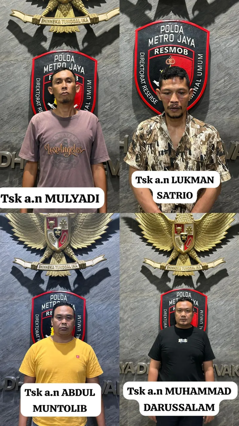Para tersangka kendala penculikan dan permpokan lelaki di Kemang (dok. Istimewa)