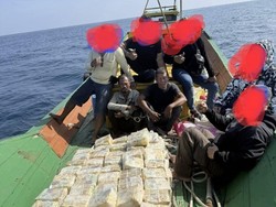 Polda Sumut Bongkar Penyelundupan 190 Kg Sabu Pakai Kapal Nelayan di Langkat