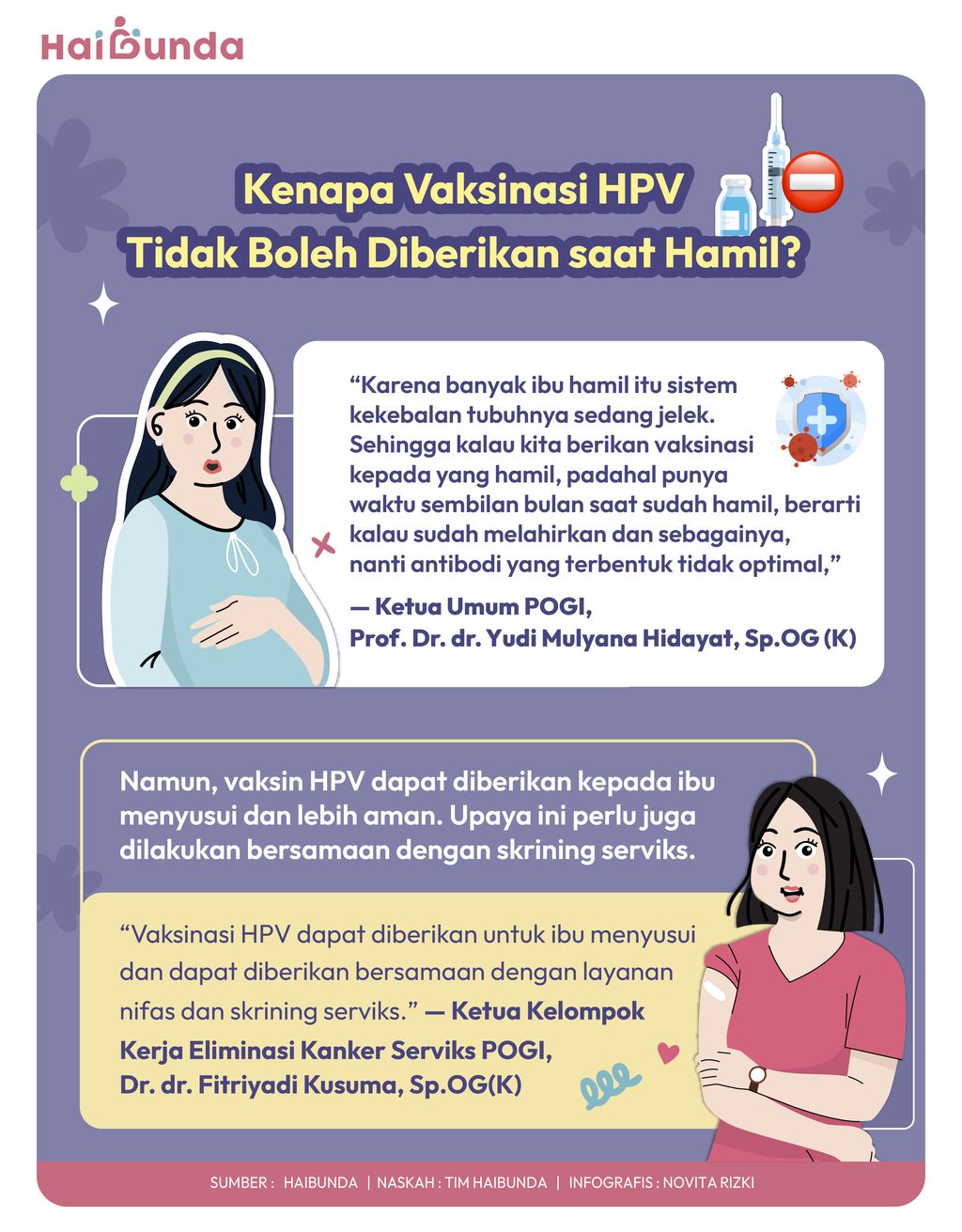 Vaksin HPV dilarang untuk ibu hamil