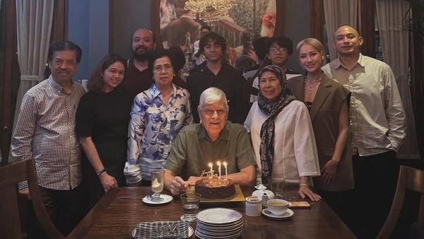 Adem! BCL dan Tiko Aryawardhana Rayakan Ultah Ayah Ashraf Sinclair di Jakarta