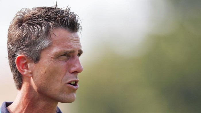 NAC Breda U23 coach Frank van Kempen during the Dutch friendly match between NAC Breda U23 and Sparta Rotterdam U23 at Heksenwiel on September 04, 2018 in Breda, The Netherlands(Photo by VI Images via Getty Images)