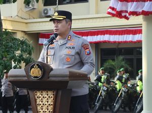 Polres Nganjuk Libatkan Pamter Amankan Pengesahan Warga Baru PSHT