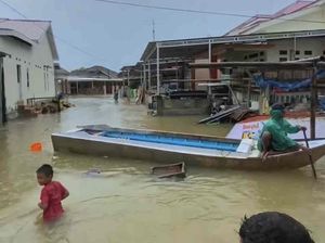 50 Rumah Warga di Panyula Bone Terendam Banjir Setinggi 1 Meter