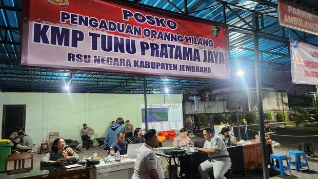 Lokasi Evakuasi KM Tunu Pratama Jaya