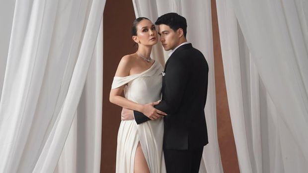 Pemotretan Luna Maya dan Maxime Bouttier.