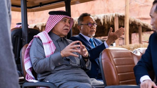 Majid bin Abdullah Al Qasabi dan Menko Pangan RI Zulkifli Hasan