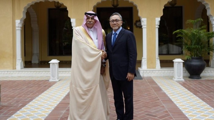 Majid bin Abdullah Al Qasabi dan Menko Pangan RI Zulkifli Hasan