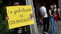 Protes Pecah di Condesa, Warga Meksiko Tolak Gentrifikasi