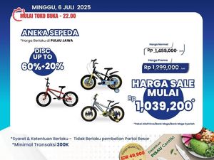 Belanja di Transmart Full Day Sale, Aneka Sepeda Diskon hingga Rp 450 Ribu