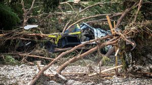 Banjir Bandang Bikin Kawasan Texas Porak Poranda