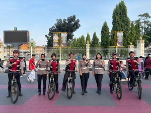 Jelang Riau Bhayangkara Run 2025, Polda Riau Sosialisasi Rekayasa Lalin