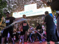 2.000 Pelari Ramaikan Maros Marathon 2025, Peserta Lewati Jalur Wisata