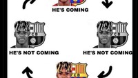 Nico Williams rutin dikaitkan dengan Barcelona di setiap bursa transfer belakangan ini. Foto: dok. Internet/X (Twitter)