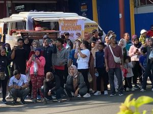Cuma di Depok, Lalin Dibuka Usai CFD Bak Balapan Cuma di Depok, Lalin Dibuka Usai CFD Bak Balapan