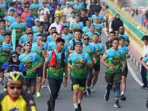 Gladi Riau Bhayangkara Run 2025, Polda Riau Lari 21K Pagi Ini
