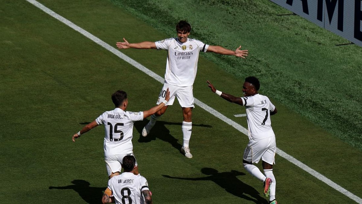 Real Madrid lolos ke Semifinal Piala Dunia Antarklub 2025 usai kalahkan Borussia Dortmund (REUTERS/Hannah McKay)